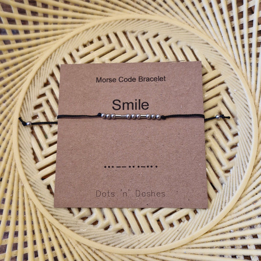 Morse code stainless steel bracelets