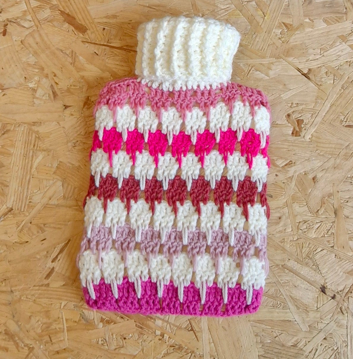 Handmade crochet hot water bottle covers (hot water bottle inc)