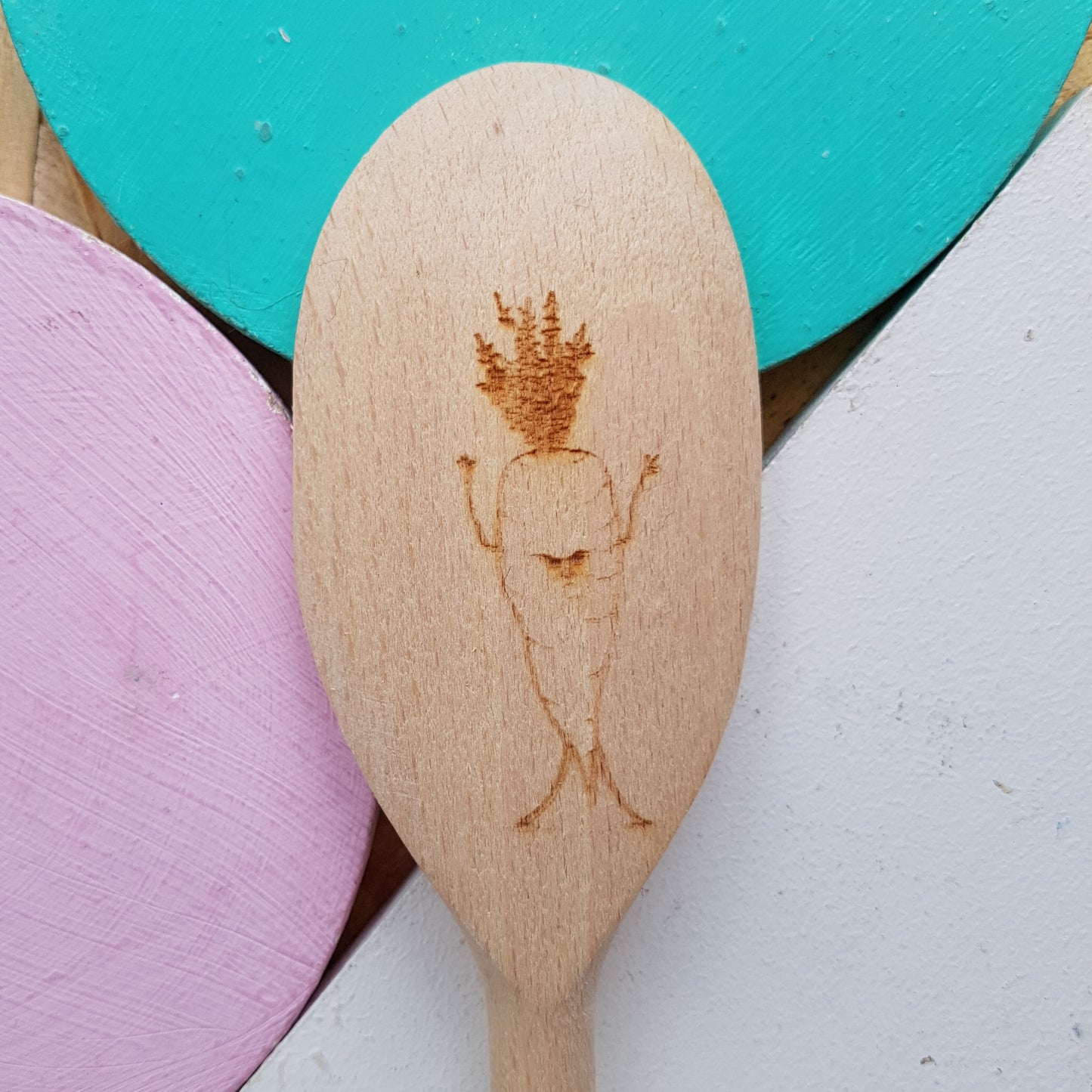Furious Vegetable Army Wooden Spoon