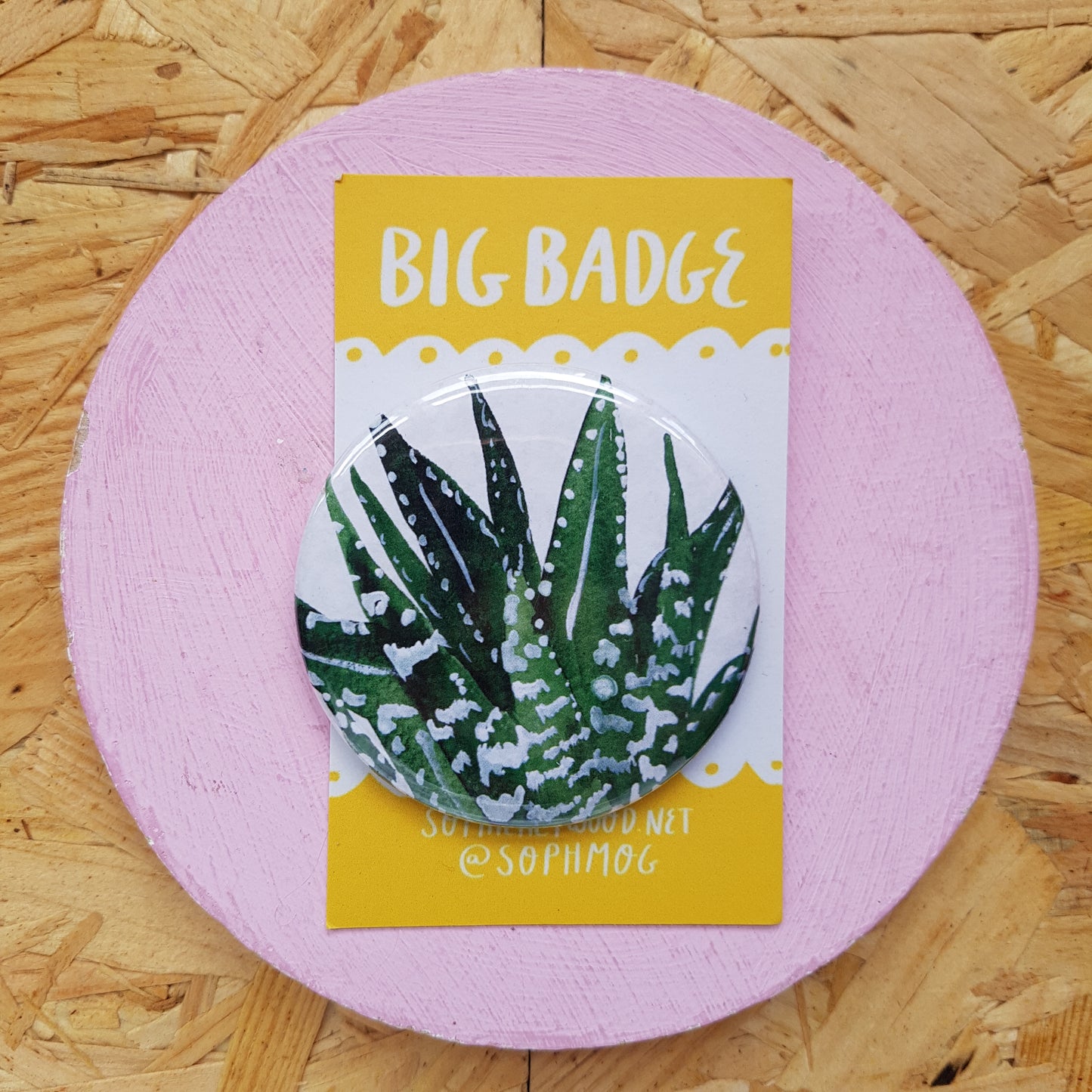 Plant Themed Big Badges