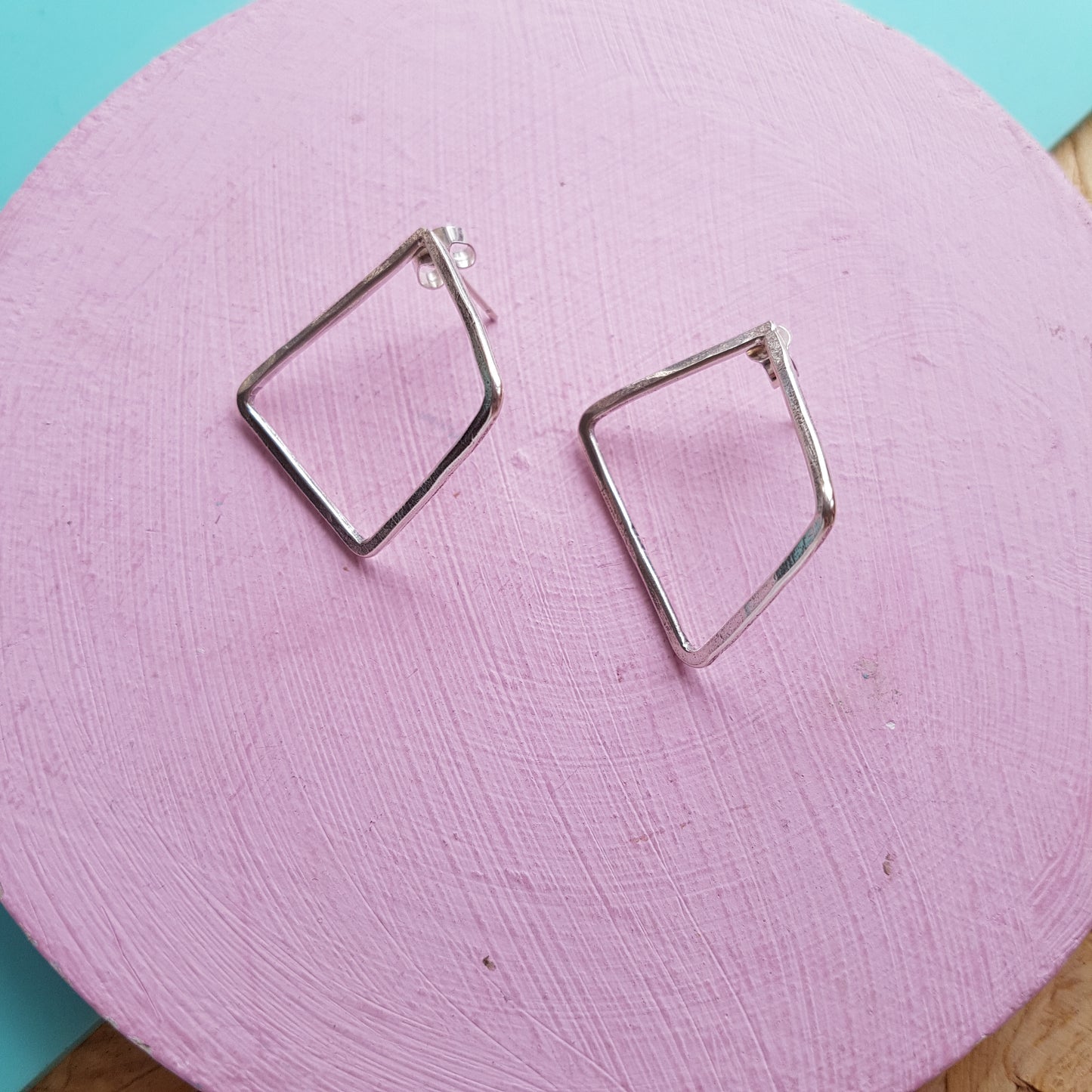 Small Silver Mismatched Studs