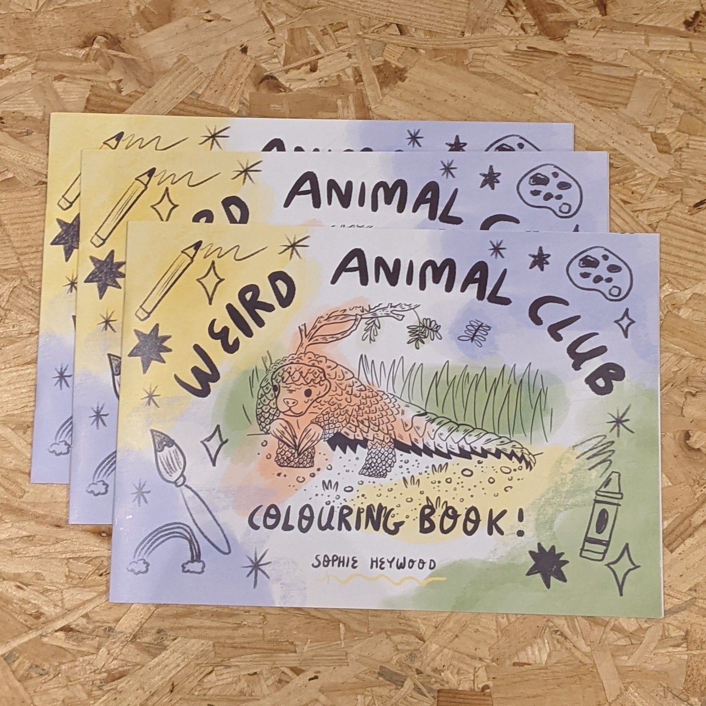 Weird Animal Club colouring book