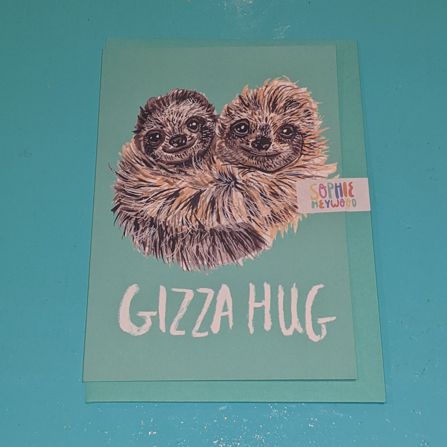 Gizza hug card