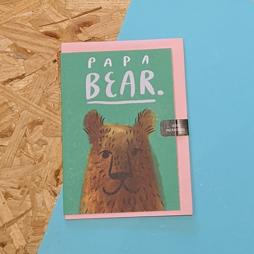 Papa Bear - Fathers day card