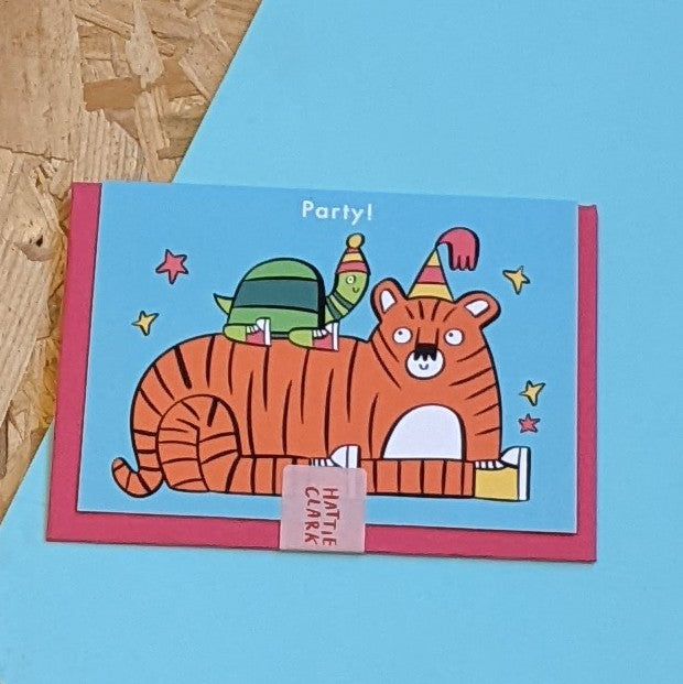 Party Tiger card