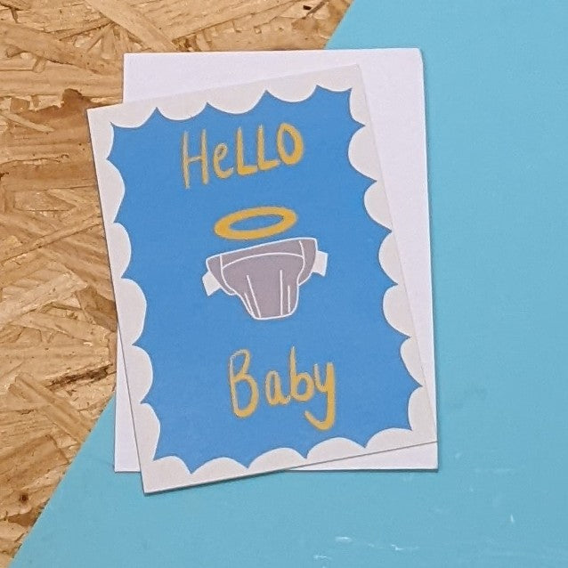 Hello baby card