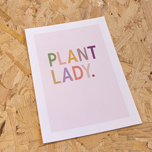 A4 Plant Lady print