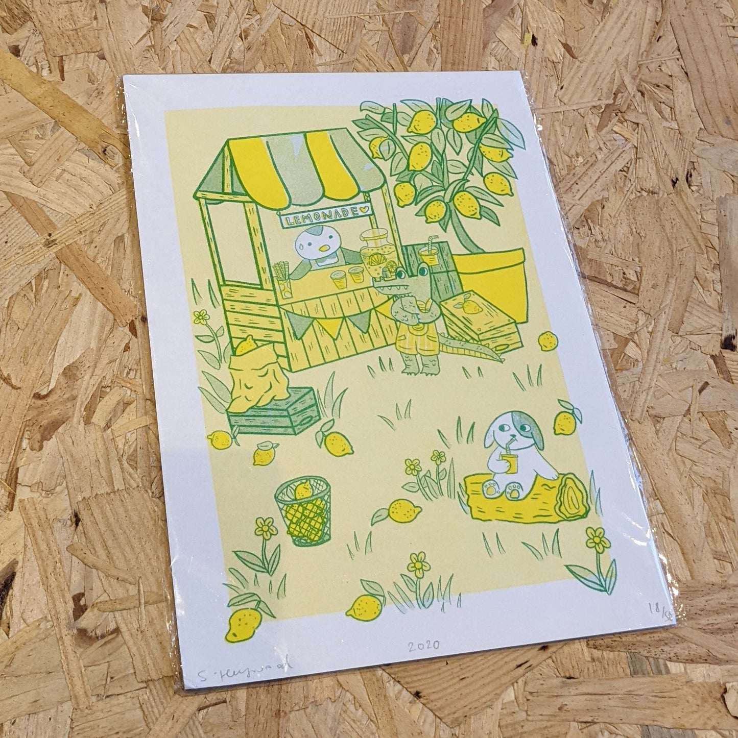 A4 Lemonade print