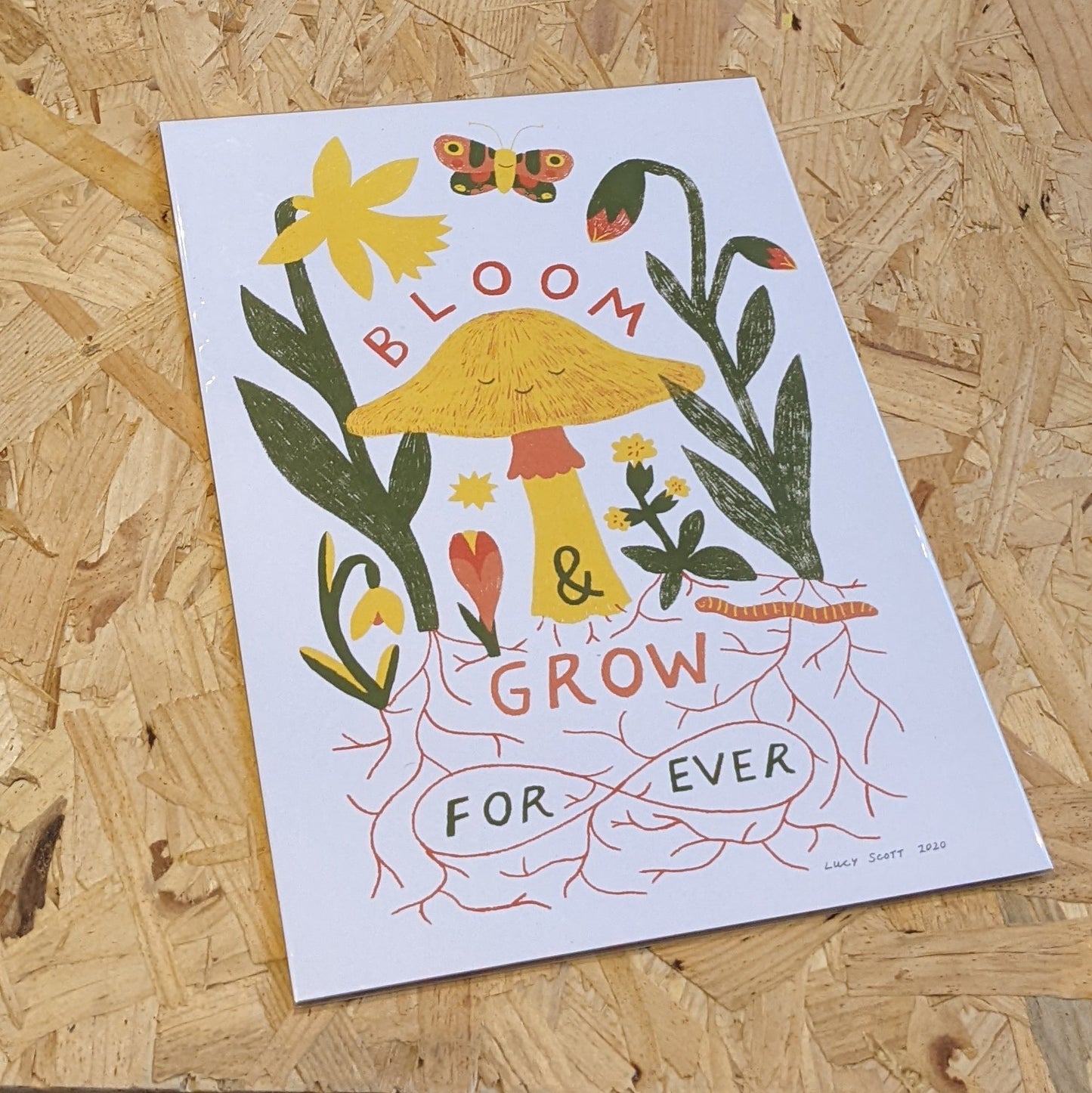A4 Bloom & grow forever print