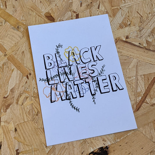 A5 / A4 Black lives matter art print