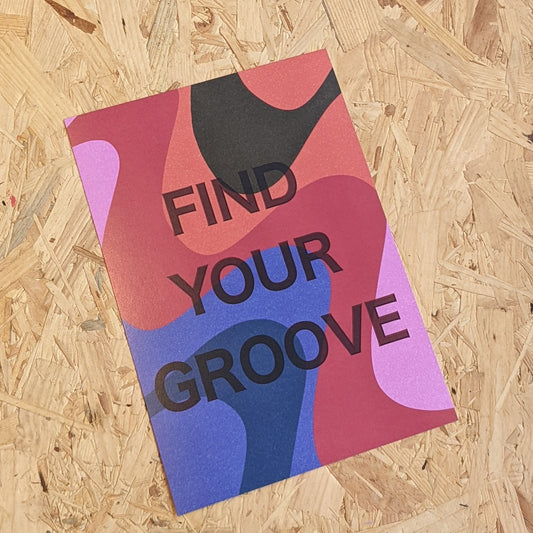 A4 Find your groove print