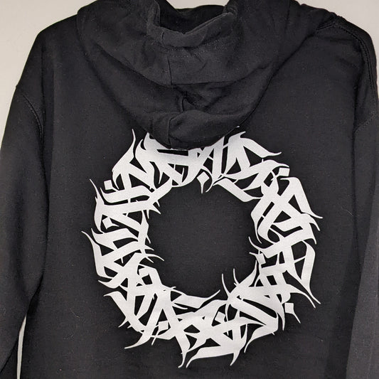 Circle calligraphy hoody