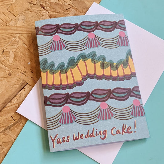 Yass wedding cake card