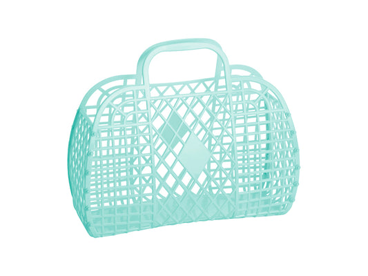 Sun Jellies - mini me Retro Basket Bag (X4 colours to choose from)